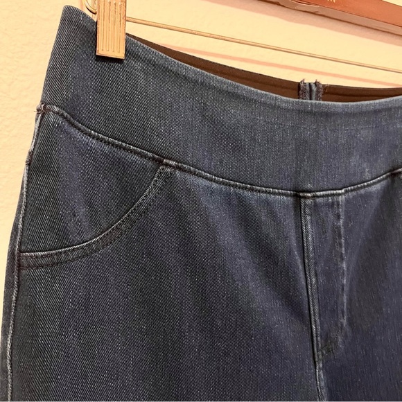Halara Flex highwaisted denim jeggings, stretchy pull on, size M - Picture 12 of 13